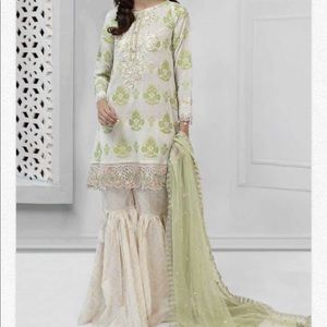 Original Maria B. Suit - Kurti/Gharara/Dupatta